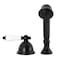 Kingston Brass KSK3350PLTR Deck Mount Hand Shower with Diverter for Roman Tub Faucet, Matte Black KSK3350PLTR - alternate 1
